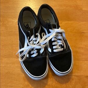 Vans Black and White Sneakers